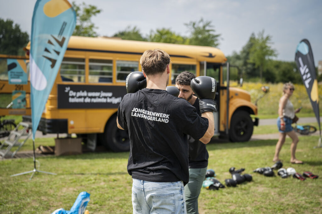 Workshop boksen, georaniseerd door Jongerenwerk Lansingerland